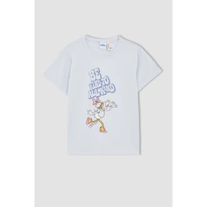 Kız Çocuk Mickey Mouse Kısa Kollu Pamuklu Tişört W8440A622SM