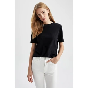 Regular Fit Bisiklet Yaka Kısa Kollu Tişört W9584AZ23SM