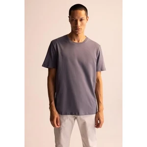 Regular Fit Bisiklet Yaka Basic Düz Kısa Kollu %100 Pamuk Tişört M7666AZ23SP
