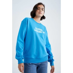 Regular Fit Bisiklet Yaka Sweatshirt Y1250AZ22WN