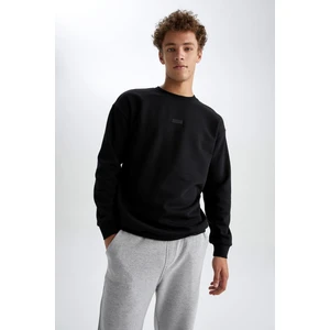 Boxy Fit Bisiklet Yaka Sweatshirt X8282AZ22AU