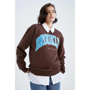 Regular Fit Bisiklet Yaka Sweatshirt Y1247AZ22WN