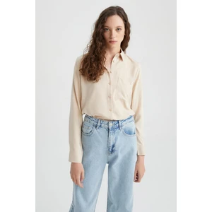 Regular Fit Gömlek Yaka Uzun Kollu Gömlek N2518AZ23SP