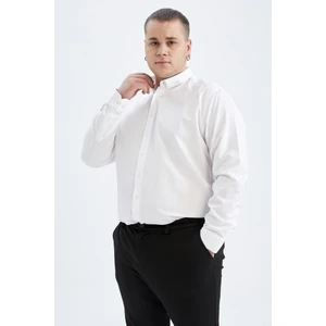 Modern Fit Dokulu Uzun Kollu Gömlek R4352AZ22AU