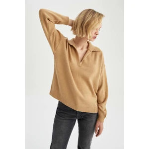 Regular Fit Polo Yaka Kazak U8884AZ22WN