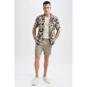 Slim Fit Esnek Belli Basic Şort Y4950AZ22HS