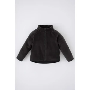 Erkek Bebek Dik Yaka Polar Hırka Y8563A222WN