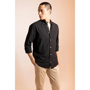 Slim Fit Uzun Kollu %100 Pamuklu Gömlek M7180AZ23SP