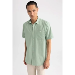 Regular Fit Polo Yaka Kısa Kollu %100 Pamuk Gömlek M9432AZ23SP
