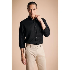 Slim Fit Uzun Kollu Pamuklu Gömlek T2066AZ23SP