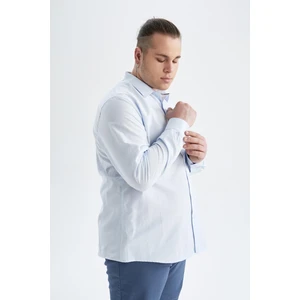 Slim Fit Poplin Uzun Kollu Pamuklu Gömlek R4340AZ22SP