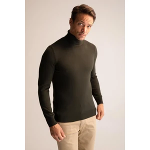 Slim Fit Balıkçı Yaka Triko Kazak R1124AZ22WN