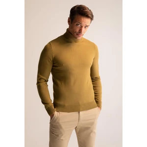 Slim Fit Balıkçı Yaka Triko Kazak R1124AZ22WN