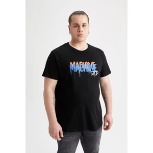 Slim Fit Bisiklet Yaka Baskılı Tişört W6055AZ22SP