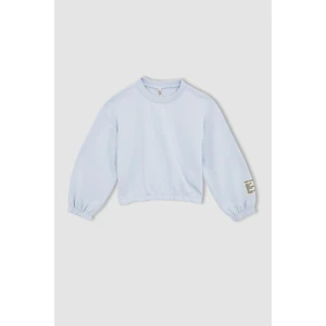 Kız Çocuk Regular Fit Bisiklet Yaka Sweatshirt W6691A622SP