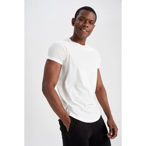 Fit Long Muscle Fit Bisiklet Yaka Kısa Kollu Tişört Y3194AZ22SM