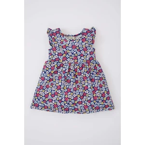 Kız Bebek Desenli Kolsuz Elbise A0136A523SM