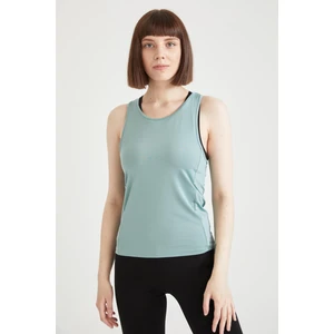 Fit Halter Yaka Basic Relax Fit Spor Atlet U8162AZ21SM