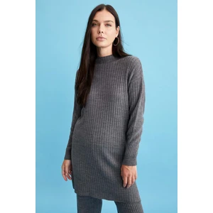 Regular Fit Balıkçı Yaka Triko Tunik V0561AZ21AU