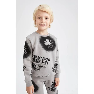 Erkek Çocuk NBA Current Teams Bisiklet Yaka Sweatshirt Y4130A622AU