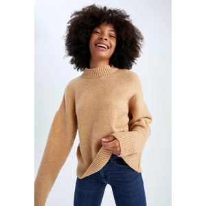 Oversize Fit Yarım Balıkçı Yaka Kazak R6044AZ22WN