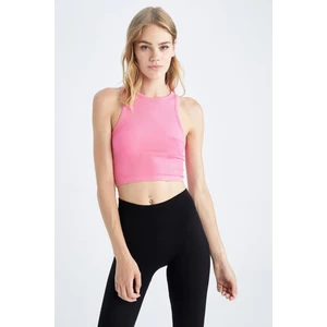 DeFactoFit Halter Yaka Dikişsiz Fitili Basİc Atlet Y3986AZ22HS