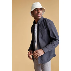 Modern Fit Basic Uzun Kollu Oduncu Gömlek R5017AZ21AU