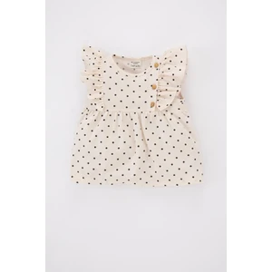 Kız Bebek Twill Kısa Kollu Gömlek Z4321A223SM