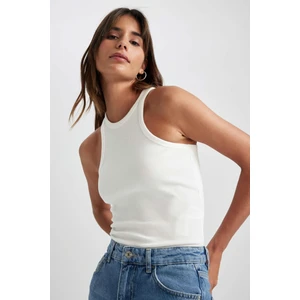 Slim Fit Halter Yaka Fitilli Kaşkorse Atlet X6705AZ23SP