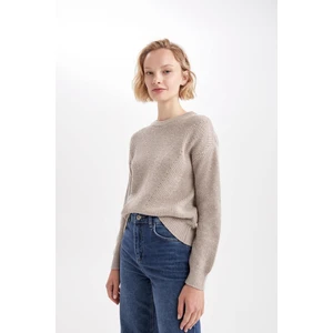 Regular Fit Basic Uzun Kollu Selanik Örgülü Kazak H6905AZ22AU