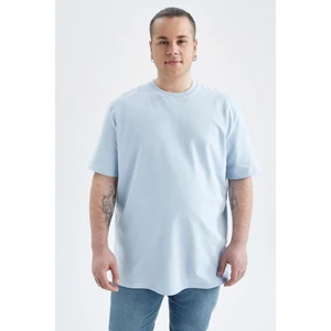 Comfort Fit Bisiklet Yaka Kısa Kollu %100 Pamuk Tişört W3156AZ22SP