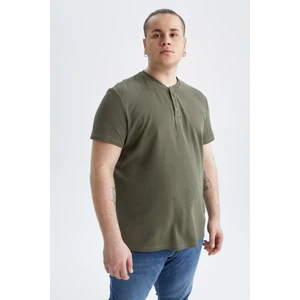 Slim Fit Gadart Yaka Basic Tişört N6128AZ22SP