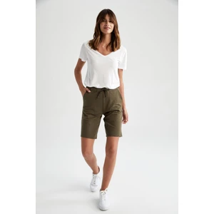 Regular Fit %100 Pamuk Bermuda Şort N7439AZ22SM