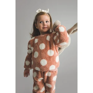 Kız Bebek Bisiklet Yaka Çiçekli Welsoft Pelüş Sweatshirt Y7920A222WN