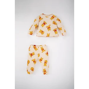 Erkek Bebek Disney Winnie The Pooh Kısa Kollu Fitilli Kaşkorse 2'li Pijama Takım Z4291A223SP
