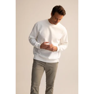 Oversize Fit Bisiklet Yaka Basic Pamuklu Sweatshirt T5139AZ22AU