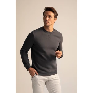 Regular Fit Bisiklet Yaka Basic Pamuklu Sweatshirt T3777AZ22AU