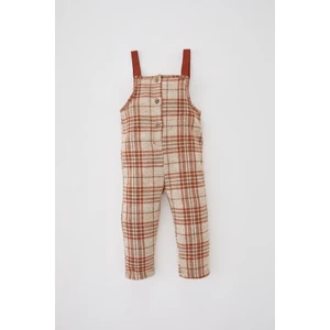 Kız Bebek Kareli Askılı Tulum Z0742A222WN