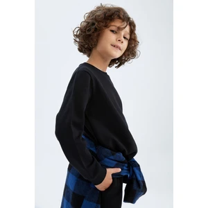 Erkek Çocuk Bisiklet Yaka Kalın Sweatshirt Z4750A623SP