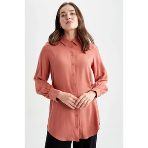 Regular Fit Gömlek Yaka Uzun Kollu Tunik Z3538AZ23SM