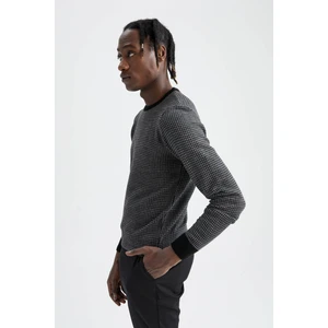 Slim Fit Bisiklet Yaka Triko Kazak X7451AZ22AU