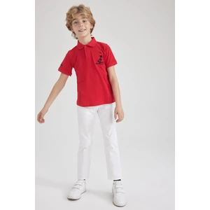 Erkek Çocuk Gabardin Basic Düz Pantolon X4224A623SP