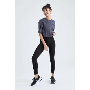 Fit Yüksek Bel Sporcu Tayt U1744AZ22SP