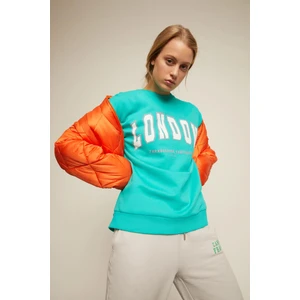 Oversize Fit Bisiklet Yaka Sweatshirt X1822AZ22SM