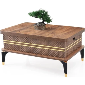 Akıllı Laptop Sehpa Yemek Masası Orta Sehpa Ceviz