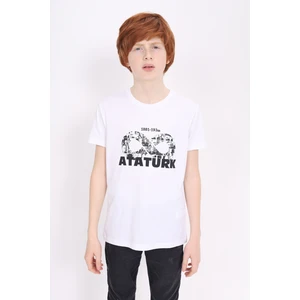 Toontoy Unisex Çocuk Atatürk Baskılı Tişört