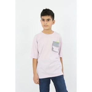 Toontoy Erkek Çocuk Göğsü Cepli Tişört