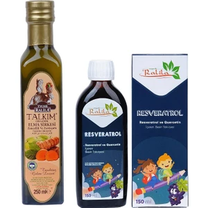 Organik Talkım Zencefilli ve Zerdeçallı Sirke ve Quercetin Ilaveli Resveratrol Atom