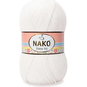 Bebe 100 208 5 Adet Bebe Ipliği Beyaz