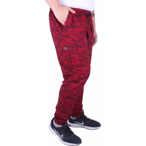 Moc Grande Mocgrande Battal Beden 2ip Likralı Eşofman Altı Honeycomb Camouflage 23502 Bordo